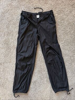 TNA Black Athletic Jogger Pants with Drawstring